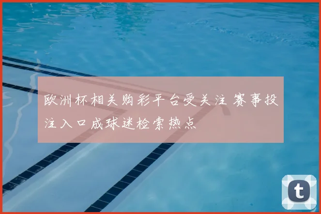 欧洲杯相关购彩平台受关注 赛事投注入口成球迷检索热点